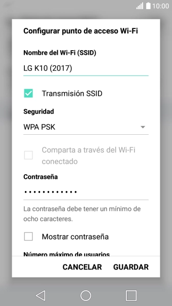 Pulsa en el campo bajo 