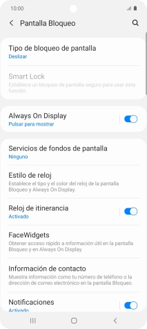 Pulsa Tipo de bloqueo de pantalla.