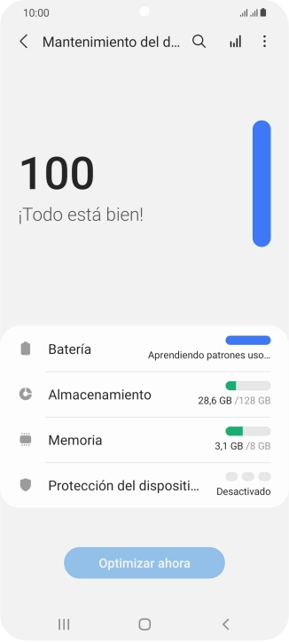 Pulsa Batería.