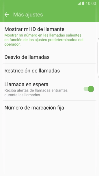 Pulsa la tecla de inicio para terminar y regresar a la pantalla de inicio.