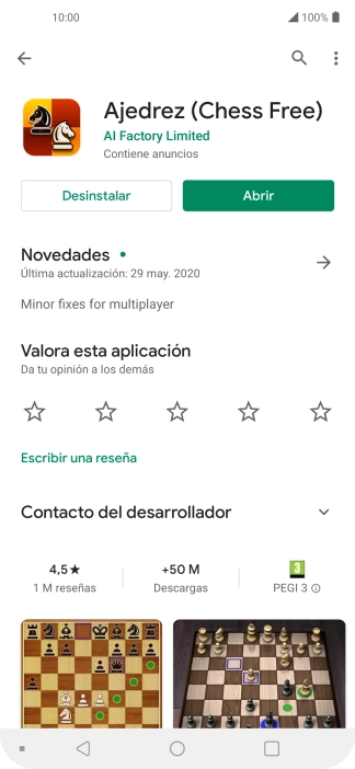 Pulsa Desinstalar.