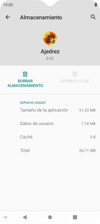 Pulsa la tecla de inicio para terminar y regresar a la pantalla de inicio.
