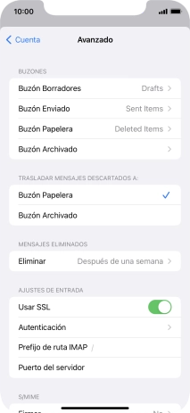 Pulsa el indicador junto a 