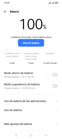 Pulsa el indicador junto al ajuste deseado para activar la función.