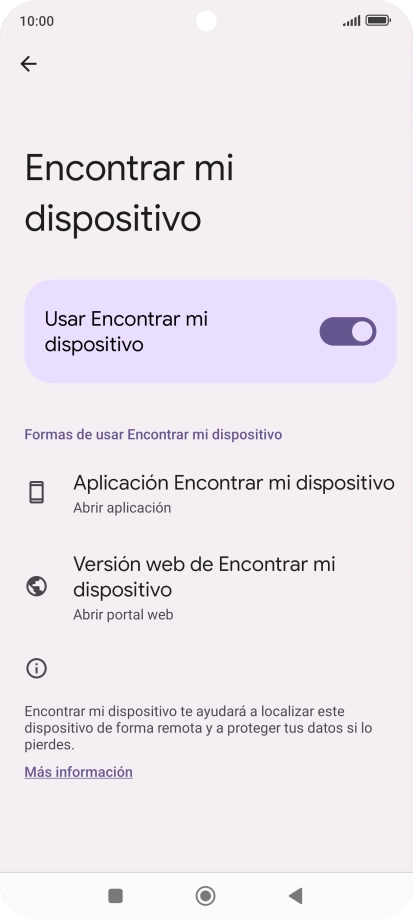 Pulsa la tecla de inicio para terminar y regresar a la pantalla de inicio.