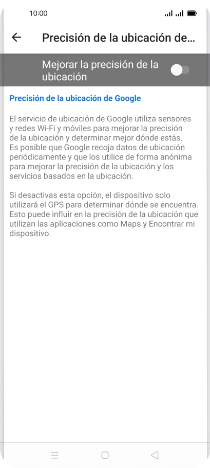 Si pulsas el indicador junto a 