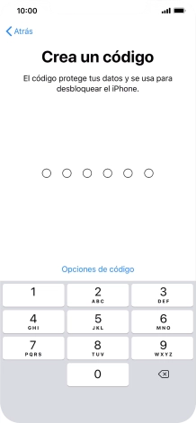 Pulsa Opciones de código.