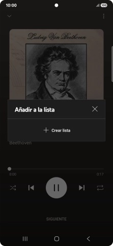Pulsa Crear lista.