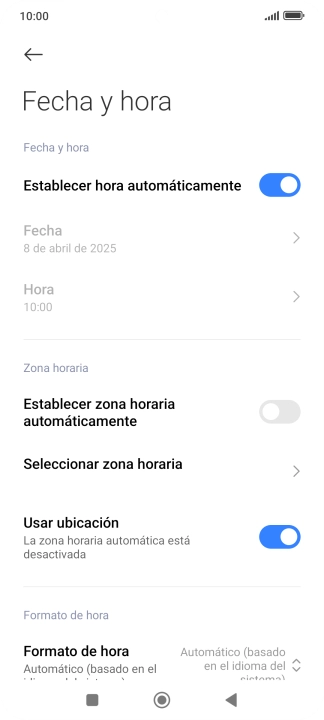 Pulsa el indicador junto a 