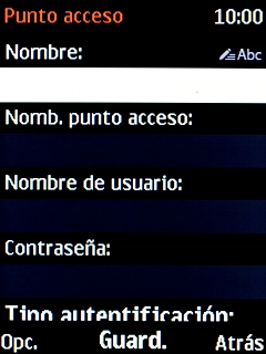 Elige el campo bajo 