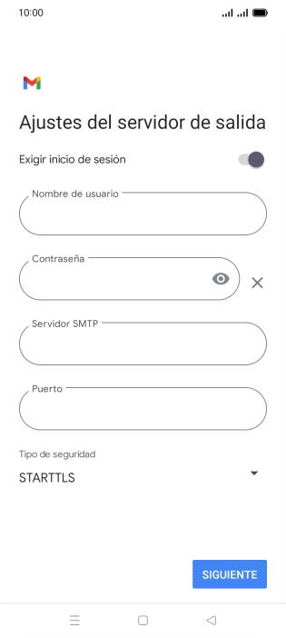 Pulsa el indicador junto a 