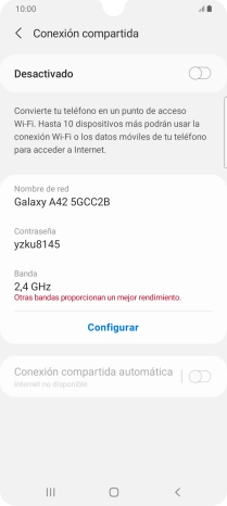 Pulsa Configurar.