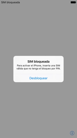 Si la tarjeta SIM no está desbloqueada, pulsa Desbloquear.