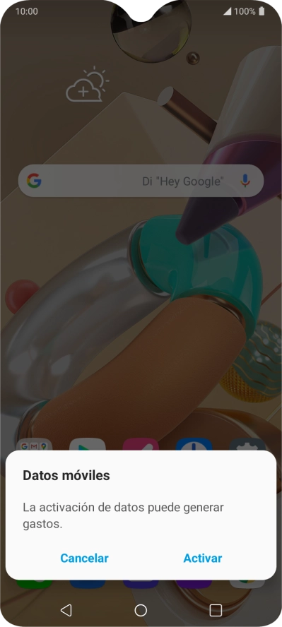 Si activas la función, pulsa Activar.