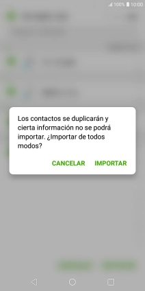 Pulsa IMPORTAR.