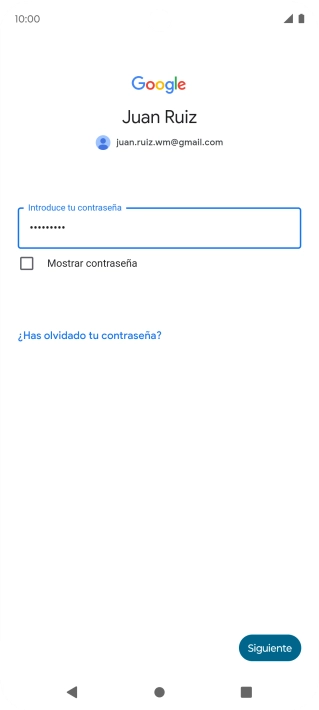Pulsa Siguiente.