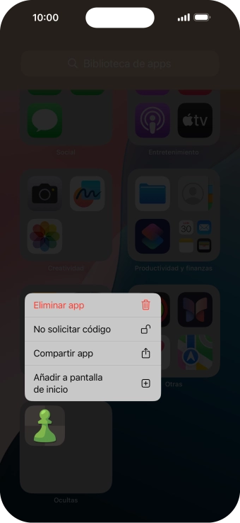 Pulsa No solicitar código.