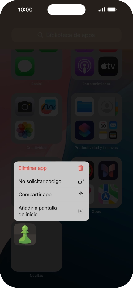 Pulsa No solicitar código.