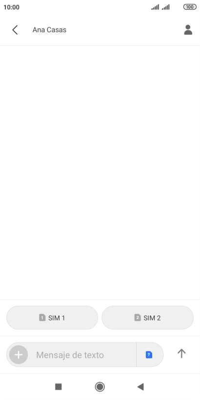 Pulsa la tarjeta SIM deseada.