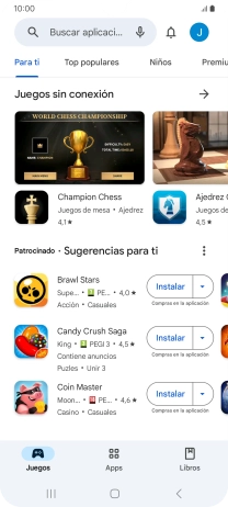 Pulsa el icono de perfil.