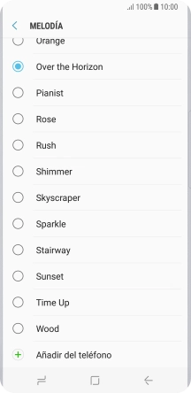 Pulsa Añadir del teléfono.