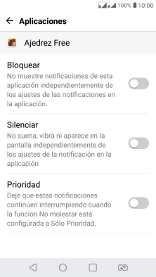 Pulsa el indicador junto a 