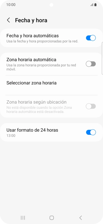Pulsa el indicador junto a 