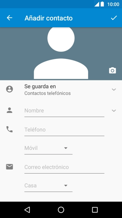 Pulsa la lista desplegable de la guía.