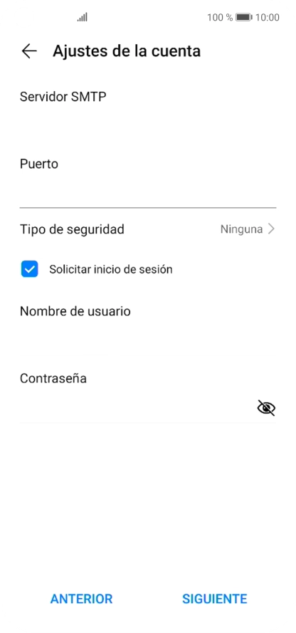 Pulsa Tipo de seguridad.