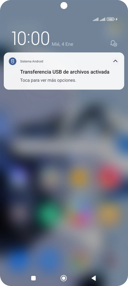 Pulsa Toca para ver más opciones..