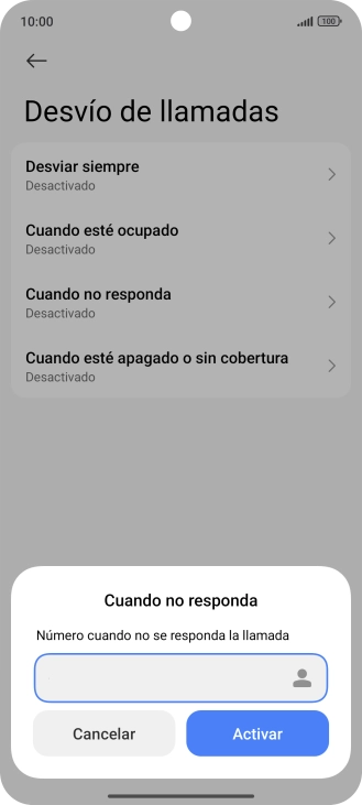 Introduce +34600132000 y pulsa Activar.