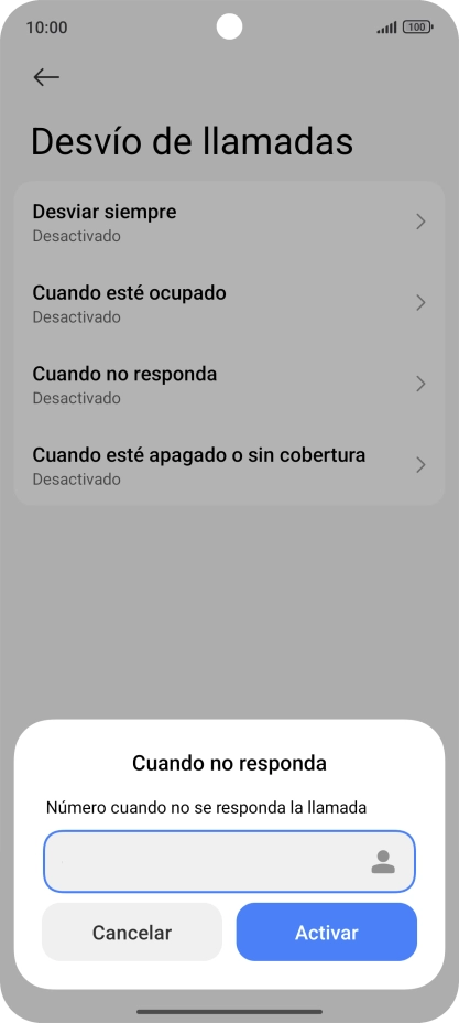 Introduce +34600132000 y pulsa Activar.