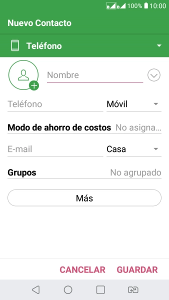 Pulsa la lista desplegable de la guía.