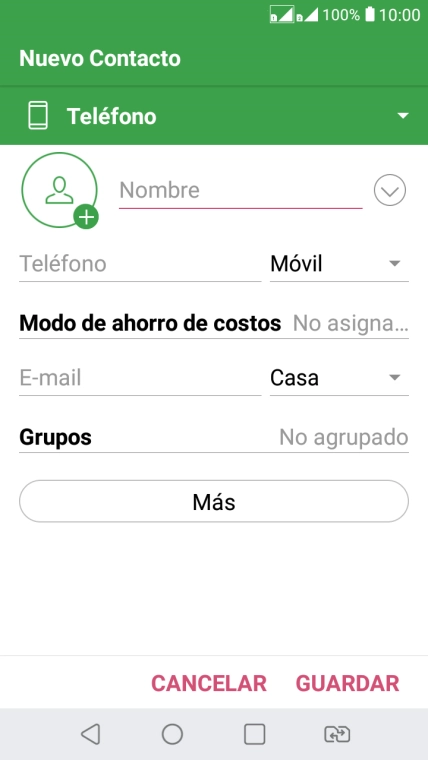 Pulsa la lista desplegable de la guía.