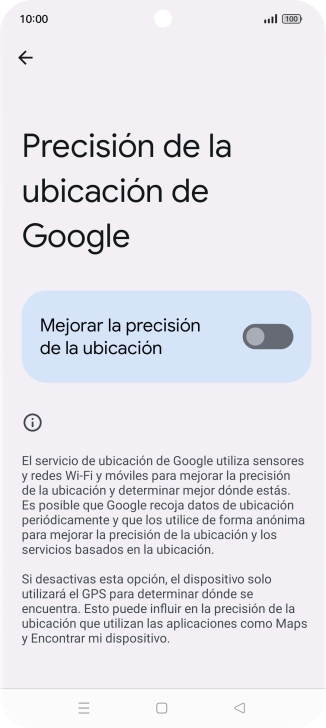 Si pulsas el indicador junto a 