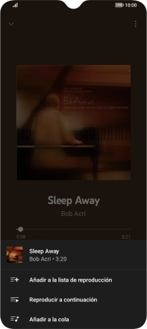 Pulsa Añadir a la lista de reproducción.