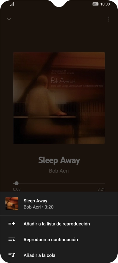 Pulsa Añadir a la lista de reproducción.