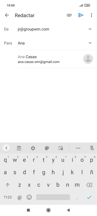 Pulsa el contacto deseado.
