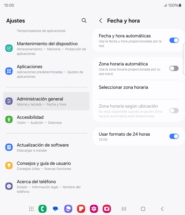 Pulsa el indicador junto a 