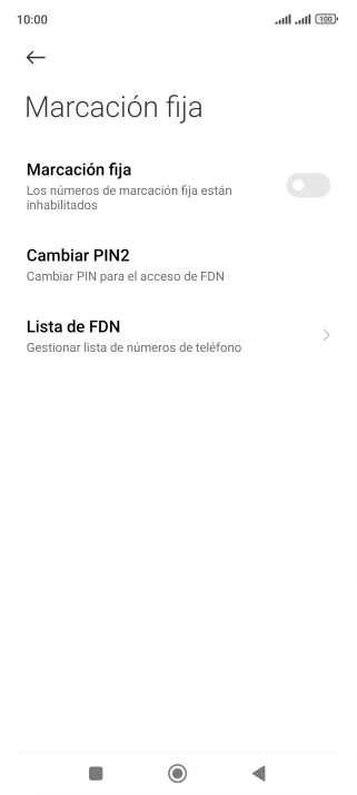 Pulsa el indicador junto a 