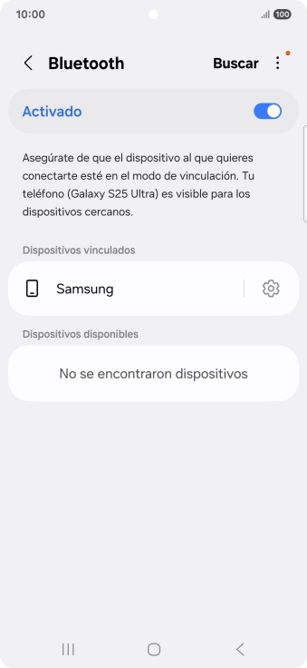 Pulsa la tecla de inicio para terminar y regresar a la pantalla de inicio.