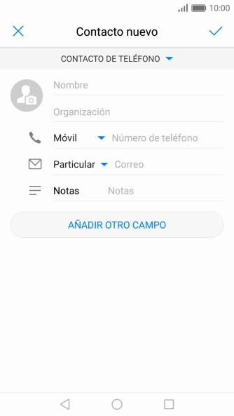 Pulsa la lista desplegable de la guía.