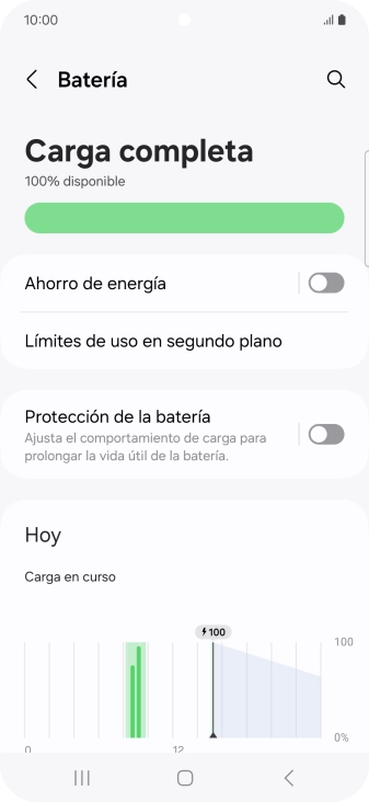 Pulsa Ahorro de energía.