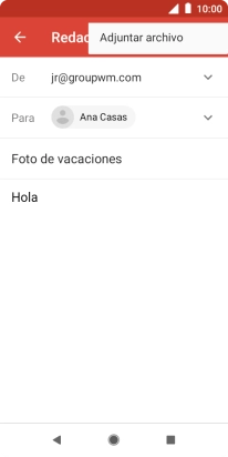 Pulsa Adjuntar archivo.