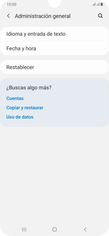 Pulsa Fecha y hora.