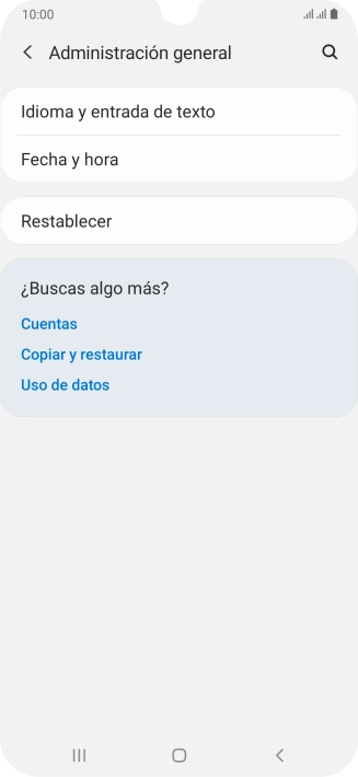 Pulsa Fecha y hora.
