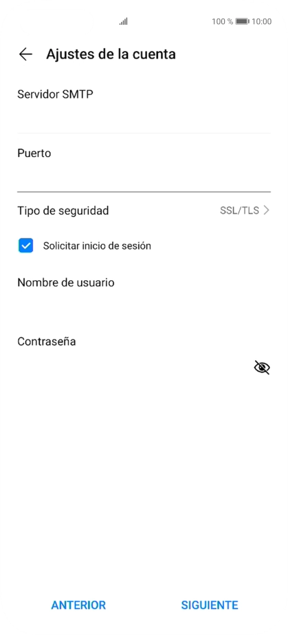 Pulsa Tipo de seguridad.