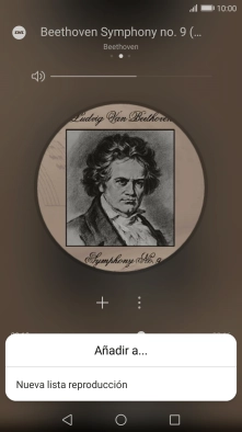 Pulsa Nueva lista reproducción.