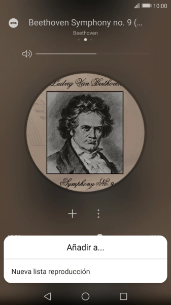 Pulsa Nueva lista reproducción.