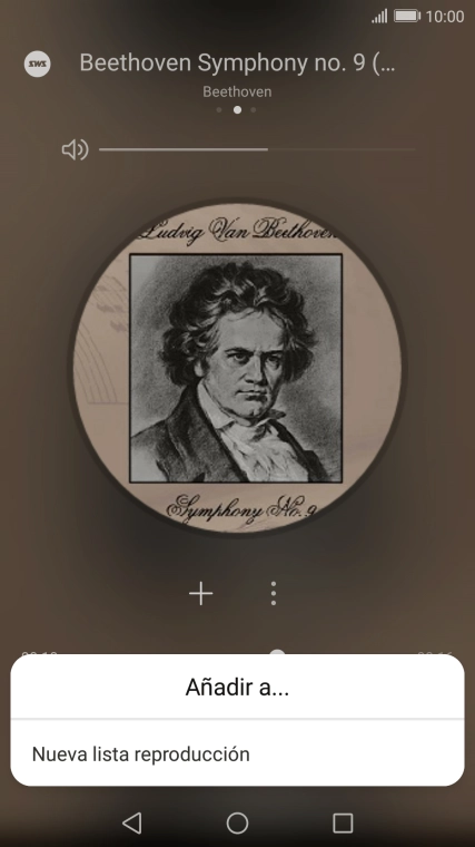 Pulsa Nueva lista reproducción.